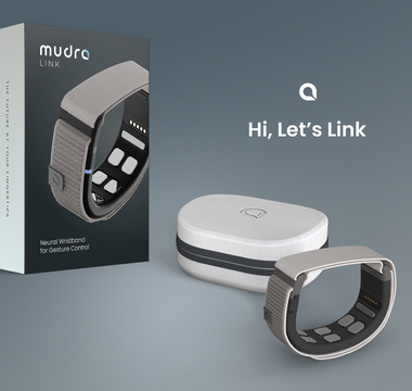 Unveiling the Mudra Link: Gesture-Controlled Neural Interface Wristband