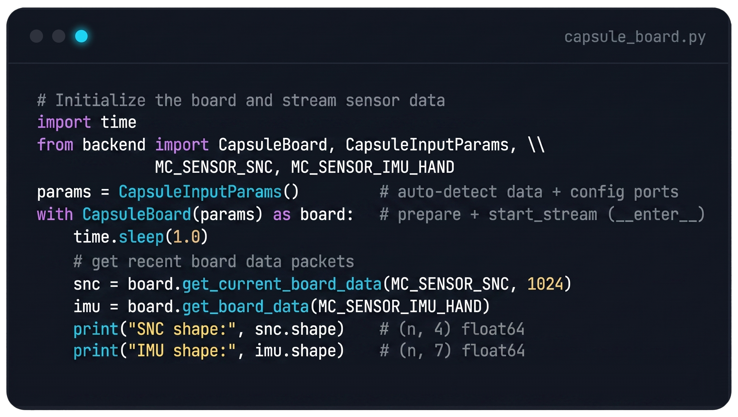 A production SDK. Not an inference layer.